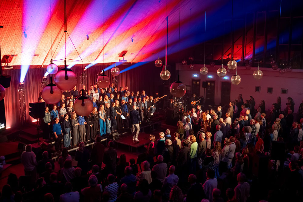 Overzichtsfoto van Compassion Gospelnight in Hardenberg